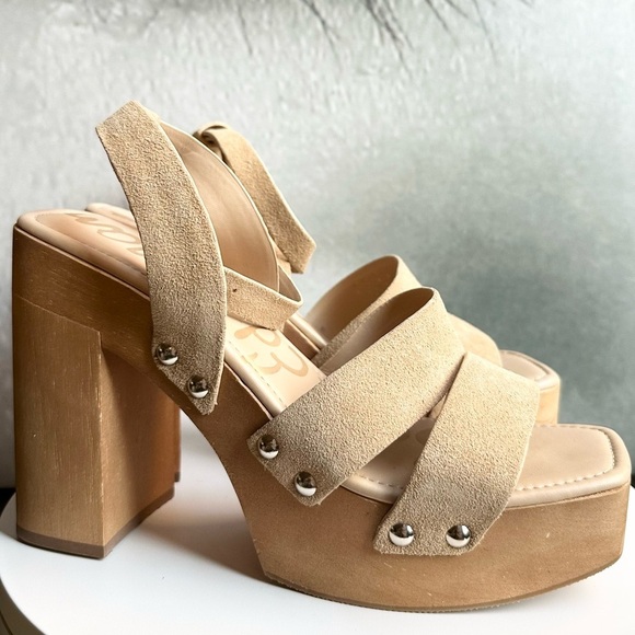 🌸 SAM EDELMAN 🌸 Rosalind Strappy Platform Sandals Size:9 - Picture 9 of 13